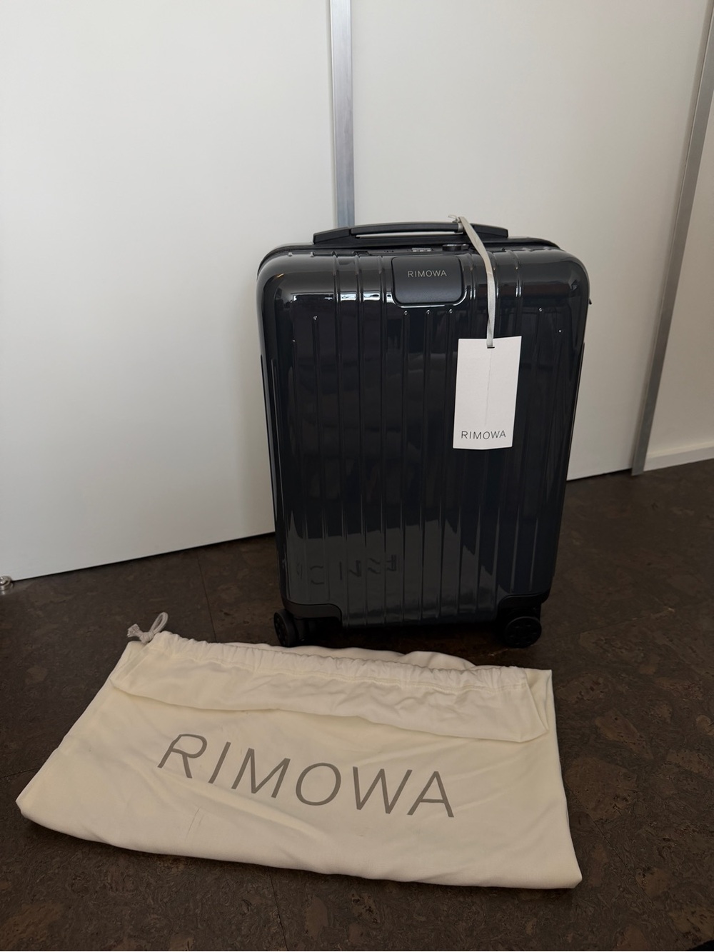 Rimowa Dark Green Carry-On Spinner Luggage